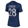 Maglia ufficiale Paris Saint Germain 2023-24 C. Soler 28 Casa per Donna